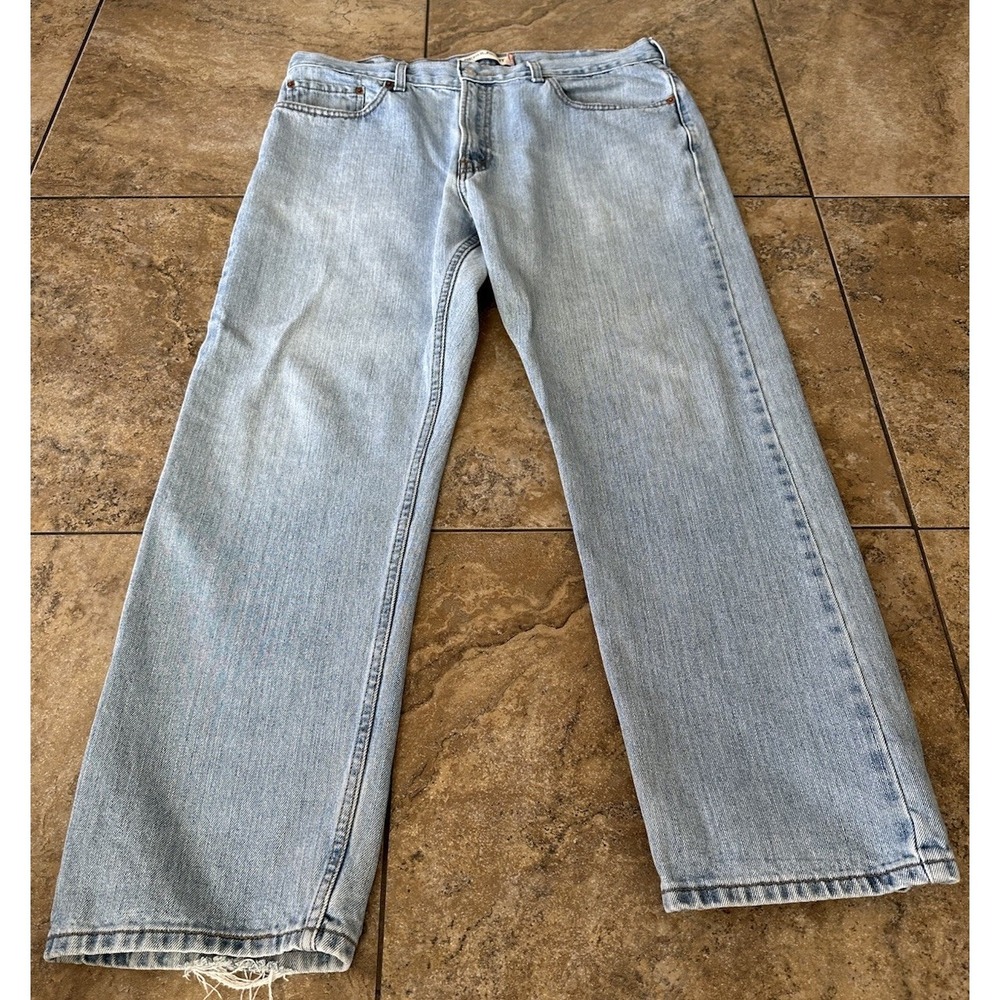 Levis 505 Jeans Mens 38x30 Blue Regular Fit Straight Fit 38X29.5